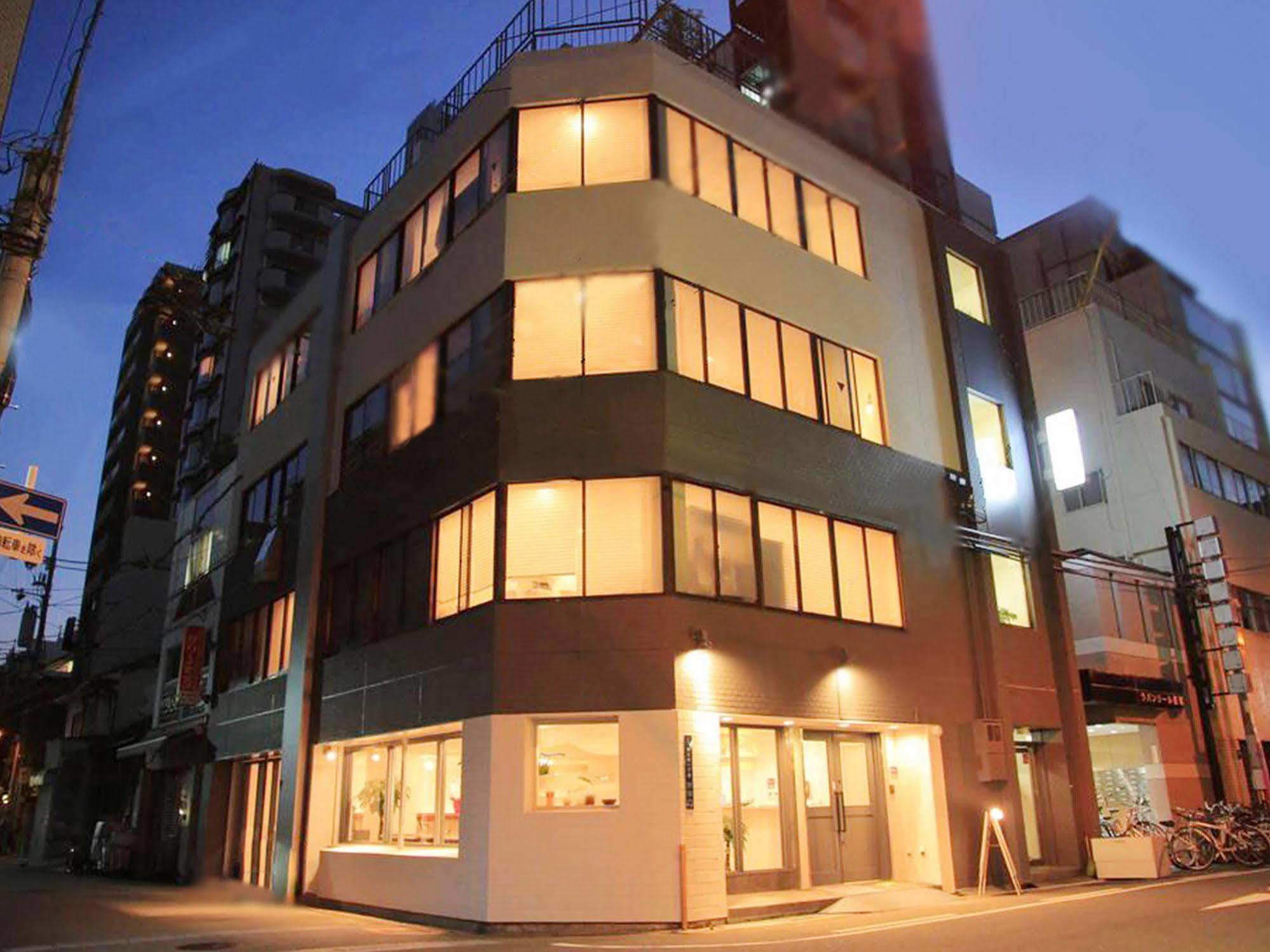 Hostel Teltel Bouzu Osaka Exteriör bild