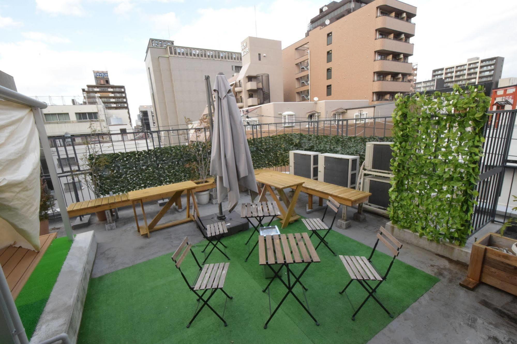 Hostel Teltel Bouzu Osaka Exteriör bild